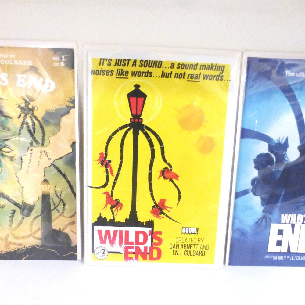 COM1 Lot of 3 WILD'S END Comics #1-3 Abnett &Culbard Wild's End Comic Book 1 2 3